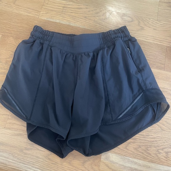 Black Lululemon Running shorts - Picture 1 of 3